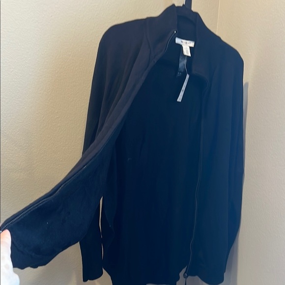 White House Black Market Black Bomber Jacket - Picture 5 of 5